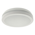 LED Stropní svítidlo se senzorem pohybu LED/20W/230V 3000/4000/6500K pr. 230 cm IP54 šedá